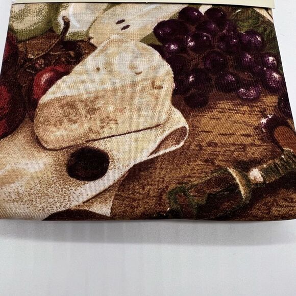 CHF Industries One Pair of 30" Kitchen Cafe Window Curtain-Vino Pattern-NWT - Picture 3 of 11